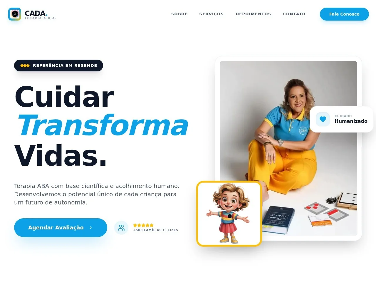 Site CADA Terapia ABA