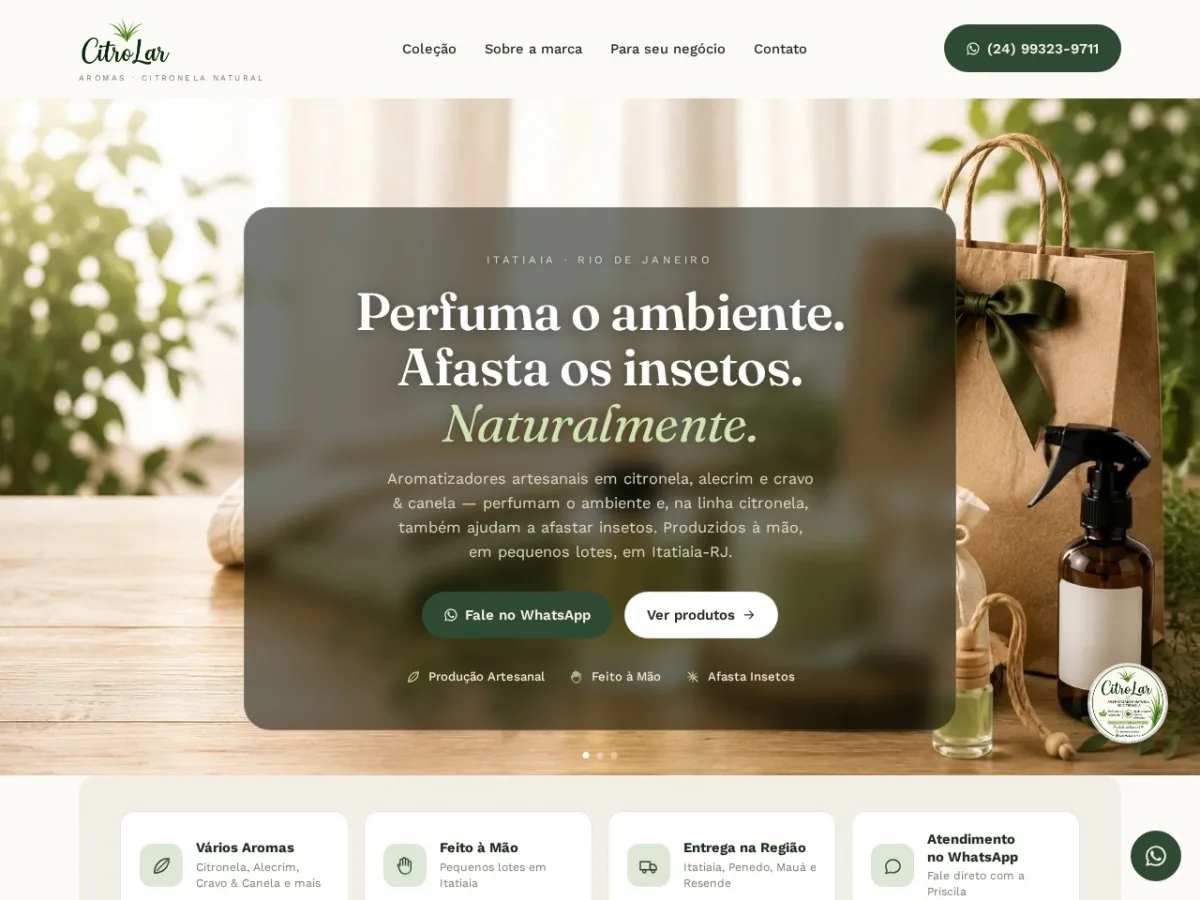 Projeto CitroLar Aromas