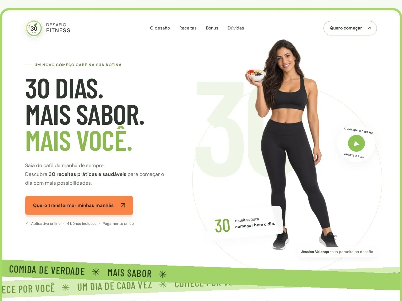 Projeto Desafio Fitness 30 Dias