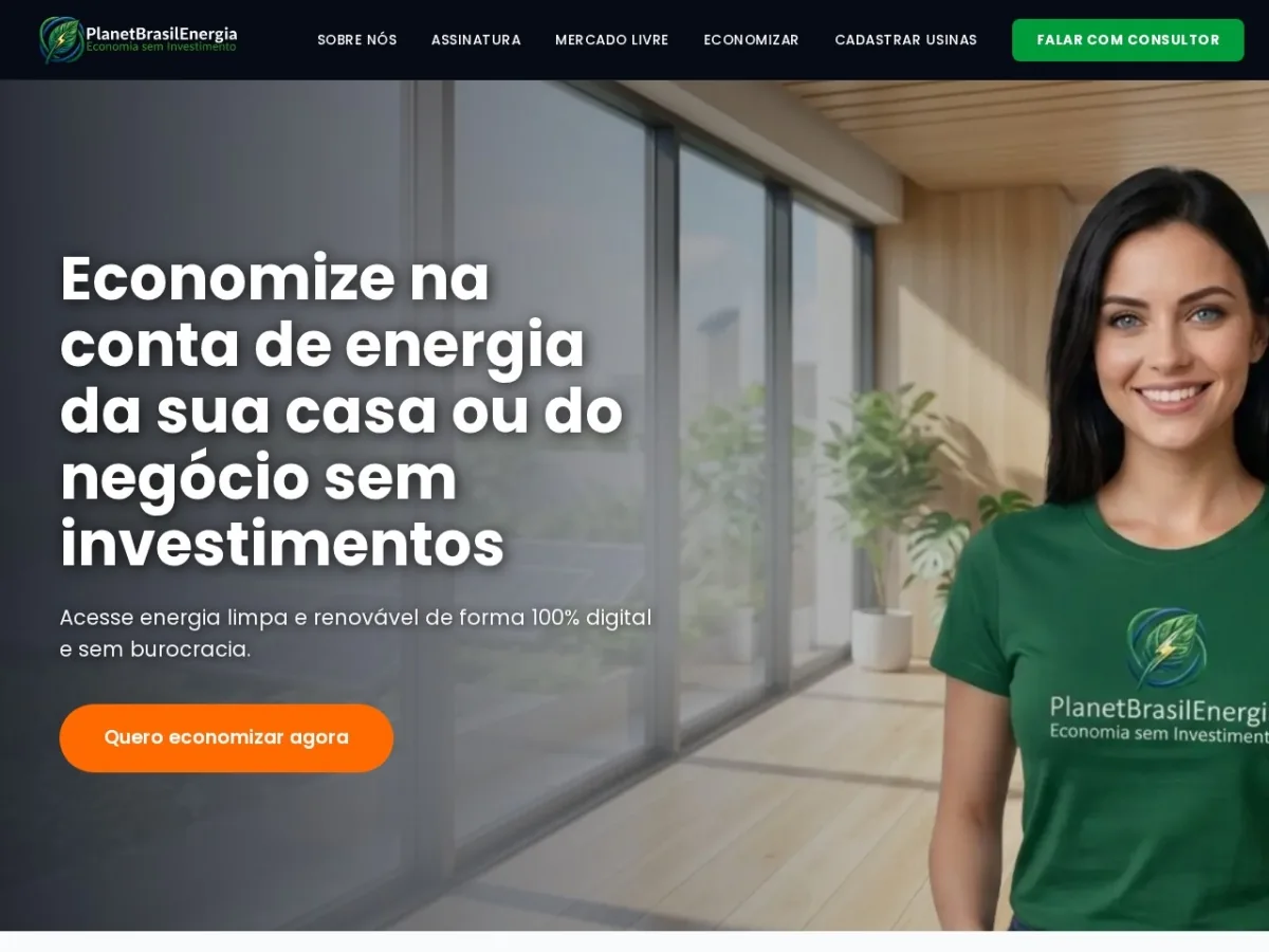 Site Planet Brasil Energia