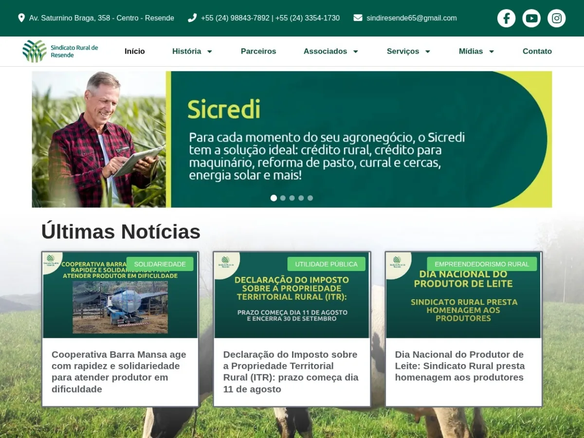 Site Sindicato Rural